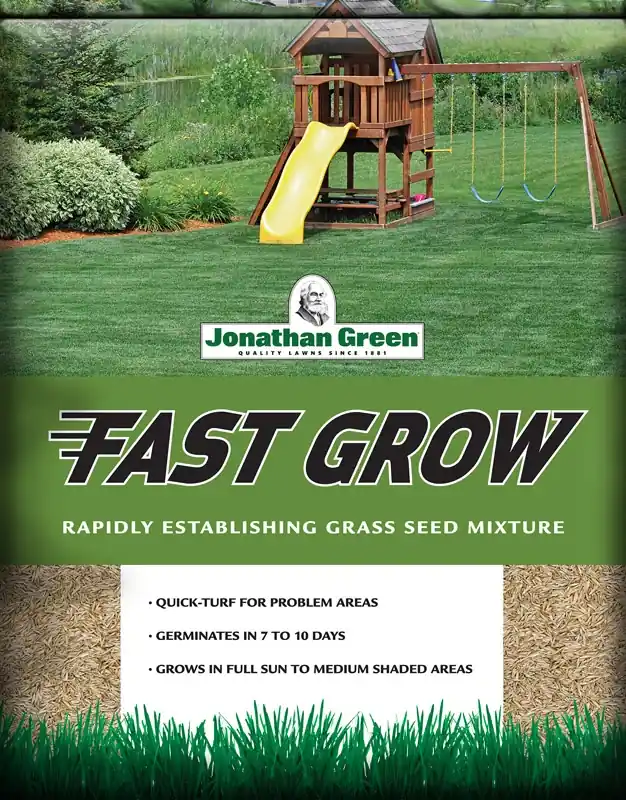 Fast Grow Grass Seed Mixture, 7 Lbs., Covers 3,500 Sq. Ft.
