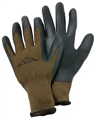 Medium Brown Nitrile Coated Gloves - Model Roc40tm By Handmaster