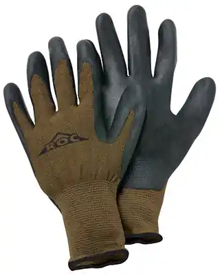Nitrile-coated Palm Glove, Brown, Large - Model Roc40tl