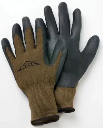 MAGID GLOVE Extra-Large Men‘s Bamboo The Roc Knit With Nitrile