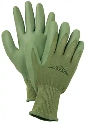 Medium Green Nitrile Coated Gloves - Model Roc50tm By Handmaster