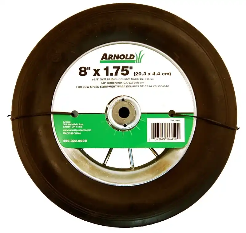 Replacement Wheel, Wire-Spoke, 8 X 1.75-In.