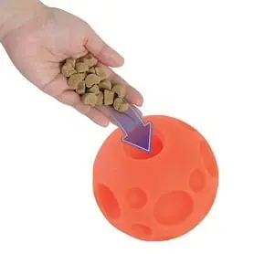 Omega Paw Treat Ball For Dogs, Large (5" Diameter)