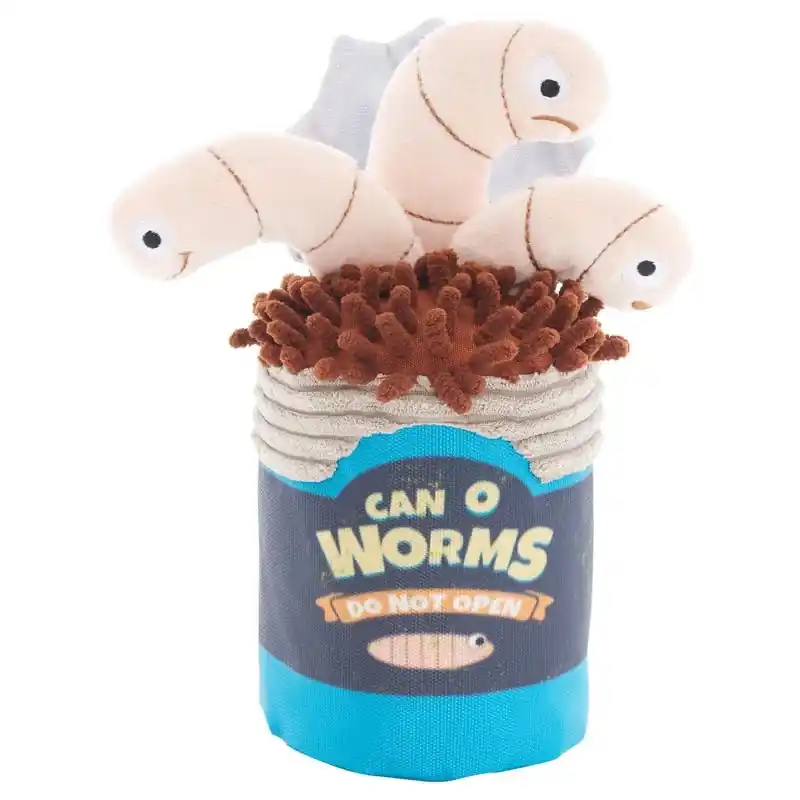 Bark For Dog Multicolored Plush Live Bait Bites Dog Toy 1 Pk