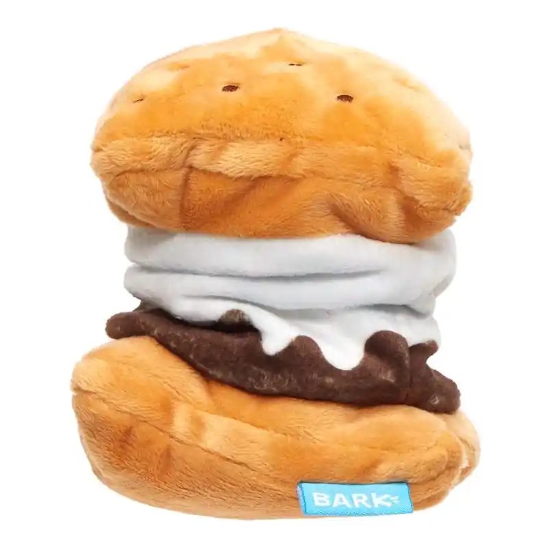 Bark For Dog Multicolored Plush More S‘mores Dog Toy 1 Pk