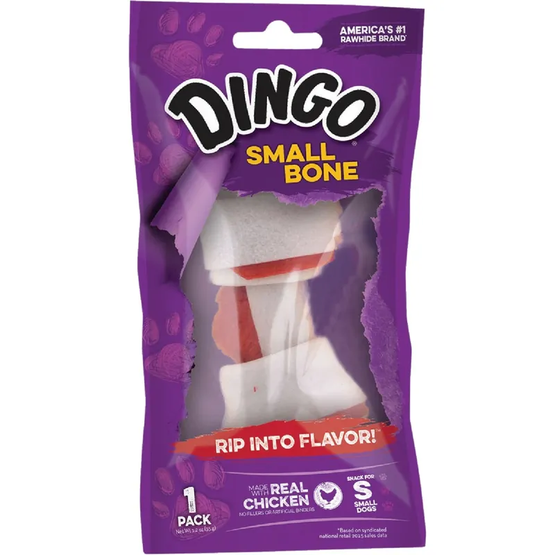 Rawhide Bone, White, Small