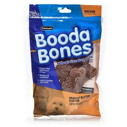 2Pk Booda Bone Peanut Butter By Aspen Pet