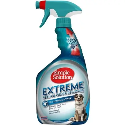 Extreme Stain & Odor Remover For Dogs, 32 Ounce Spray Bottle