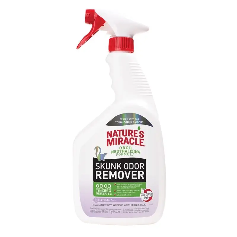 Nature‘s Miracle Lavender Scent Skunk Odor Remover 32 Oz Liquid