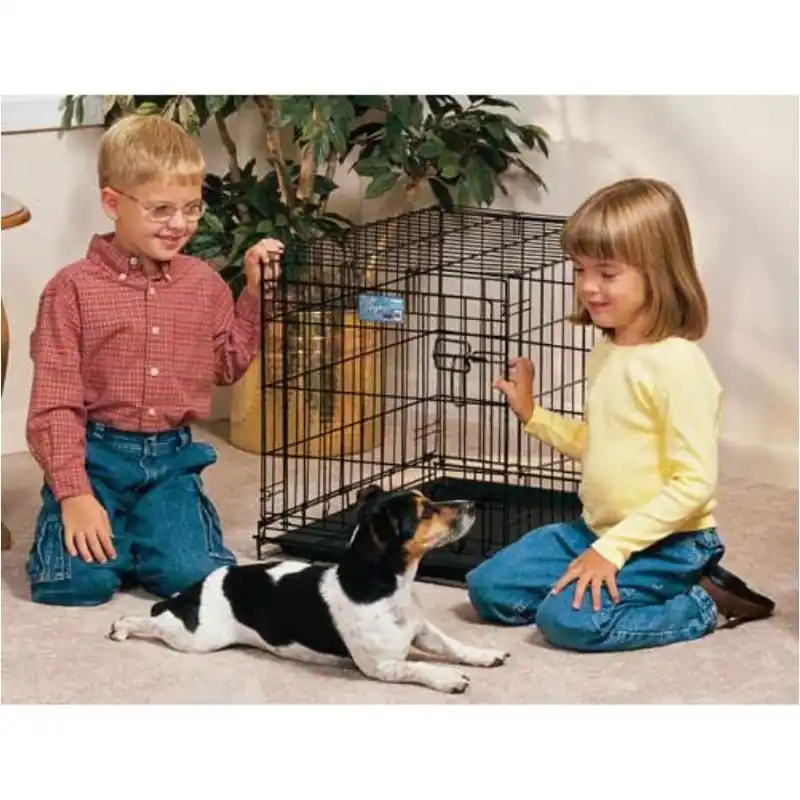 Life Stages Single Door Dog Crate 24"l X 18"w X 21"h With Divider Panel