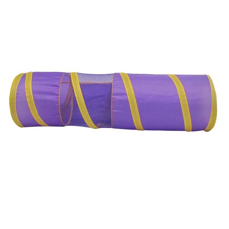 Boss Pet Polyester Purple Cat Tunnel 1 Pk