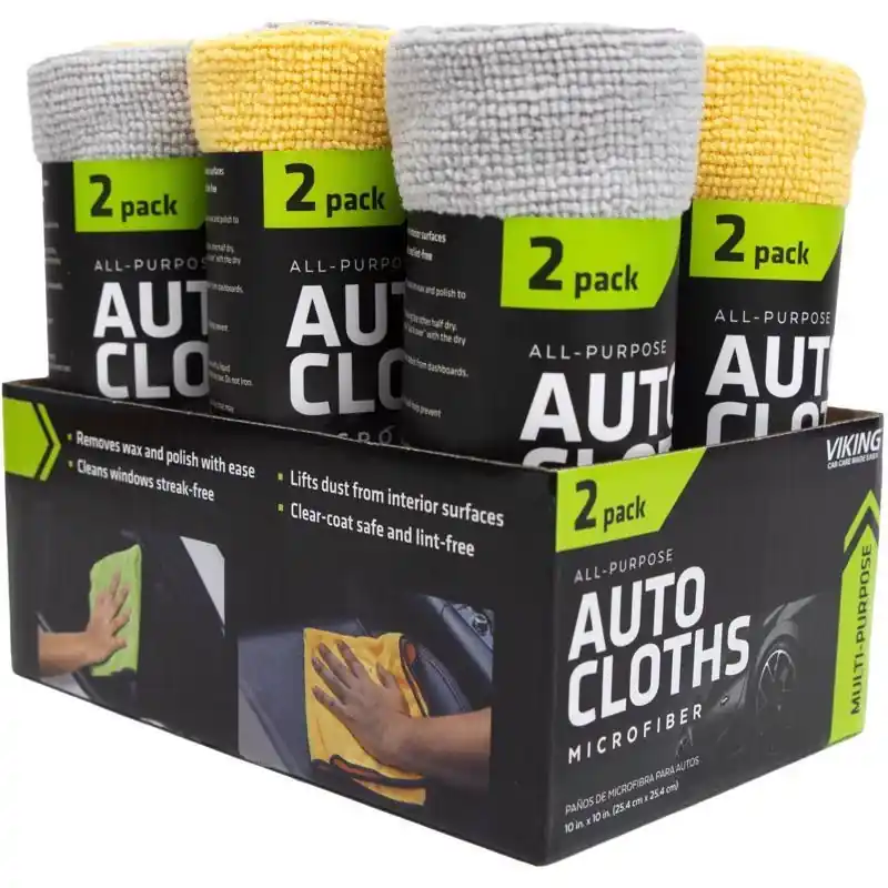 Viking Microfiber Cleaning Cloth 10 In. W X 10 In. L 2 Pk