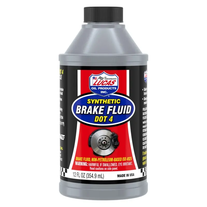 Lucas Oil Products Dot 4 Synthetic Brake Fluid 12 Oz Bottle