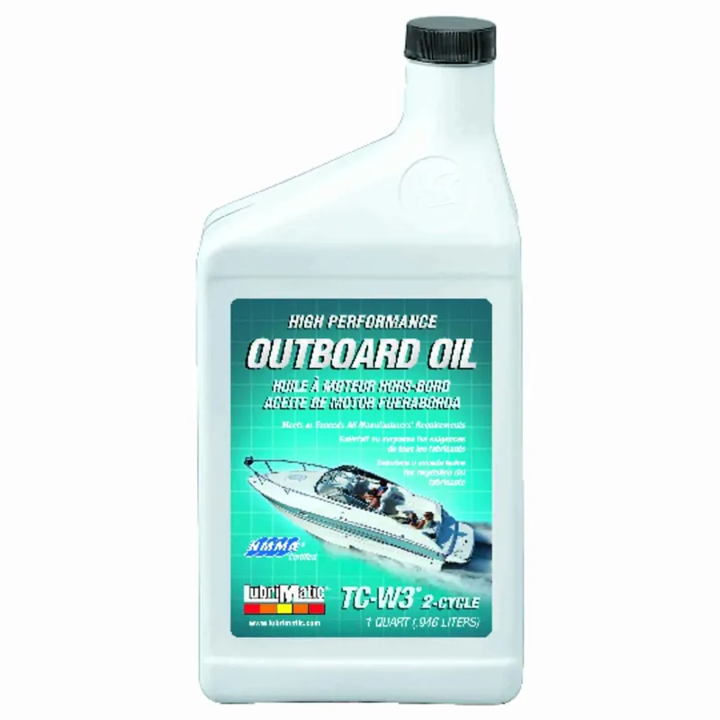 LubriMatic TC-W3 2-Cycle Outboard Motor Oil 1 Qt 1 Pk
