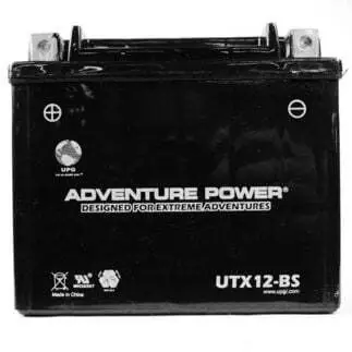 Utx12-bs Dry Charge Agm 12 Volt Battery For Power Sports