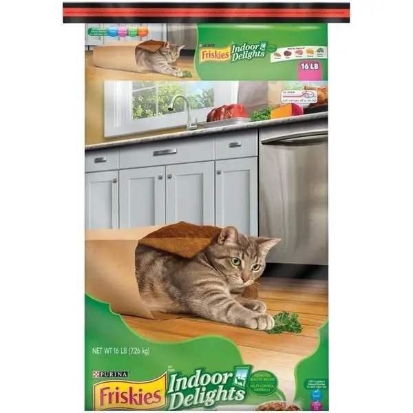 Friskies Indoor Delights Dry Cat Food, 16 Lb. Bag For Adult Cats