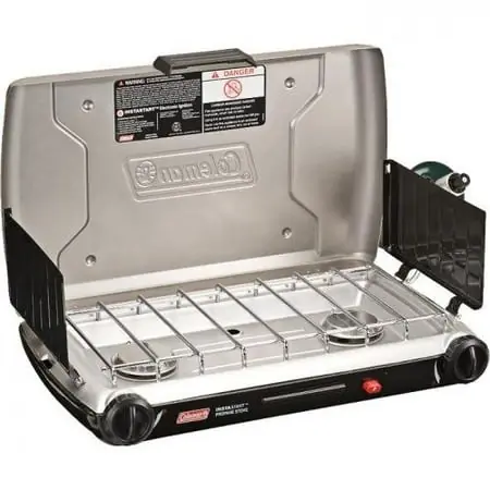 Perfectflow 2-burner Portable Camping Stove With Adjustable Heat Control