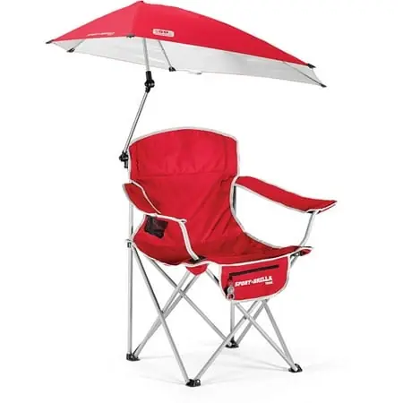 Bre03-250-04 360 Degree Swivel Umbrella Chair In Red