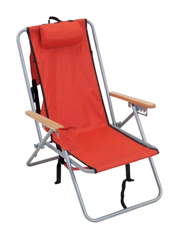 High Back Chair In Gray With Blue Accents - Model Sc527-ace