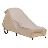 Sf40209 Chaise Lounge Cover 81x30x27 Taupe Weather Resistant