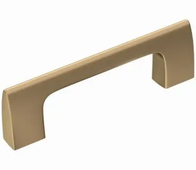 Golden Champagne Cabinet Pull, 3 Inch Center-to-center, Elegant Design