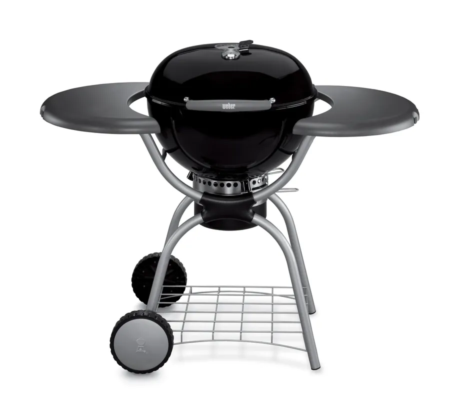 One-touch Platinum Charcoal Grill With 22 In. Cooking Diameter And Ash Catcher