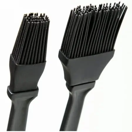 Bbq-467200 Basting Brush Set, 2-piece With Polypropylene Handle