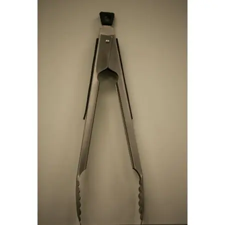 Bbq-481107 Stainless Steel Premium Tongs, 16.14" Length, Durable Design