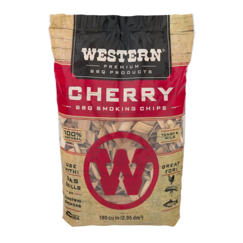 Western Cherry Wood Smoking Chips 180 Cu In