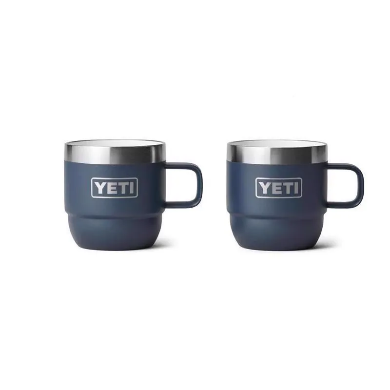 YETI Rambler 6‑oz Navy Insulated Espresso Mug – BPA‑Free Stainless Steel