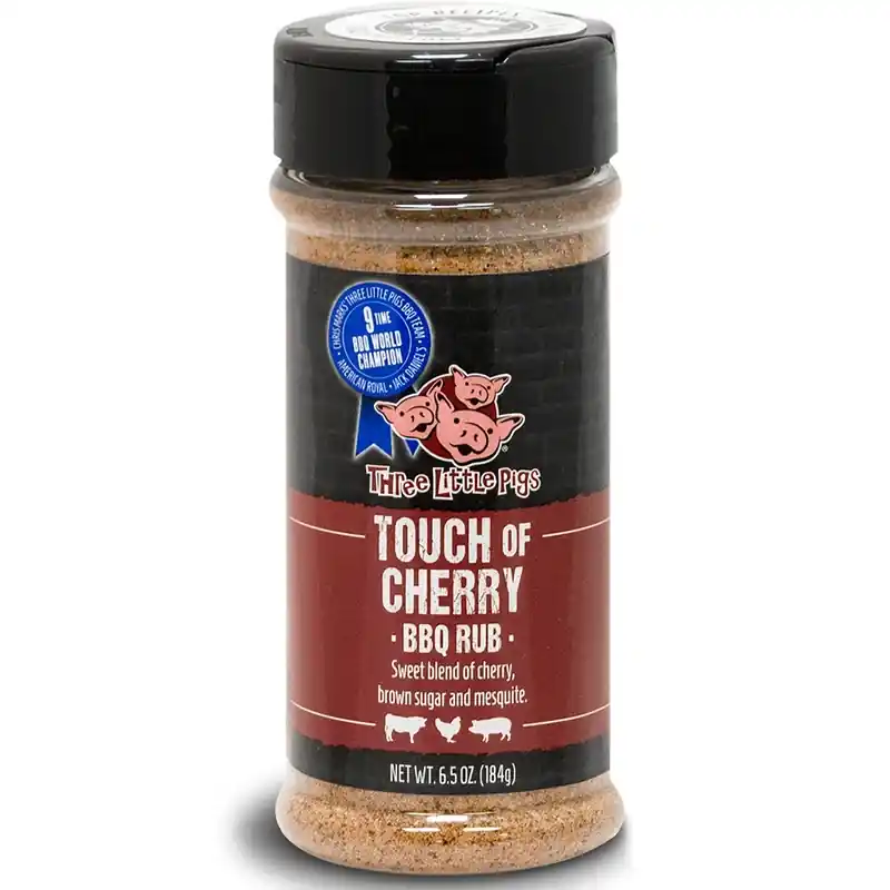 Kansas City Touch Of Cherry Bbq Rub 6.5 Oz - Three Little Pigs Seasoning