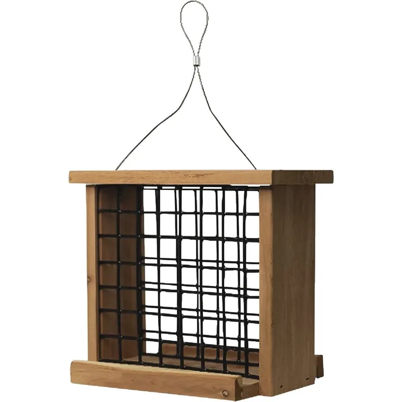 Cedar Seed Cake Bird Feeder – Durable Outdoor Feeder For Wild Birds