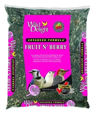Wild Delight Fruit & Berry Wild Bird Food 8 Pound Bag 365080