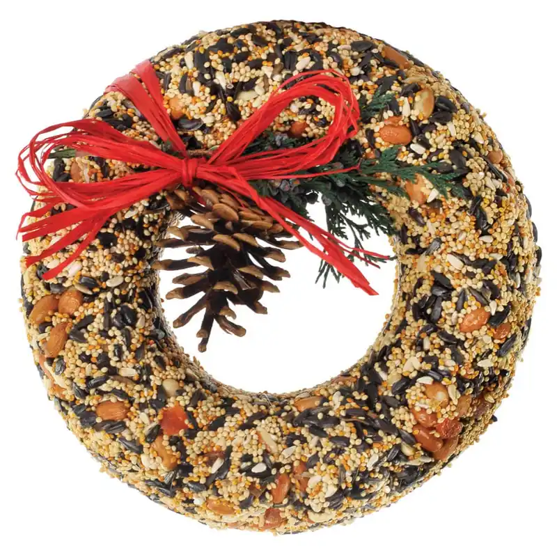 Wildfeast Bird Food Wreath With Millet, Pecans, And Raisins - 2 Lbs. 3 Oz.