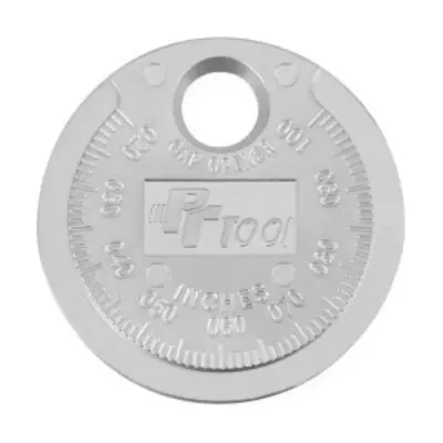 Spark Plug Gap Gauge With Easy Read Markings And Tapered Hole Adjustment