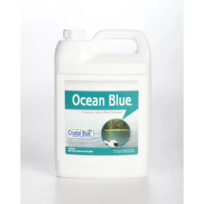 Ocean Blue Lake And Pond Colorant 1 Gallon - Non-toxic Liquid Dye
