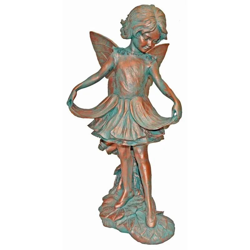 18 Inch Fairy Emily Garden Statue - Durable Resin And Fiberglass Design