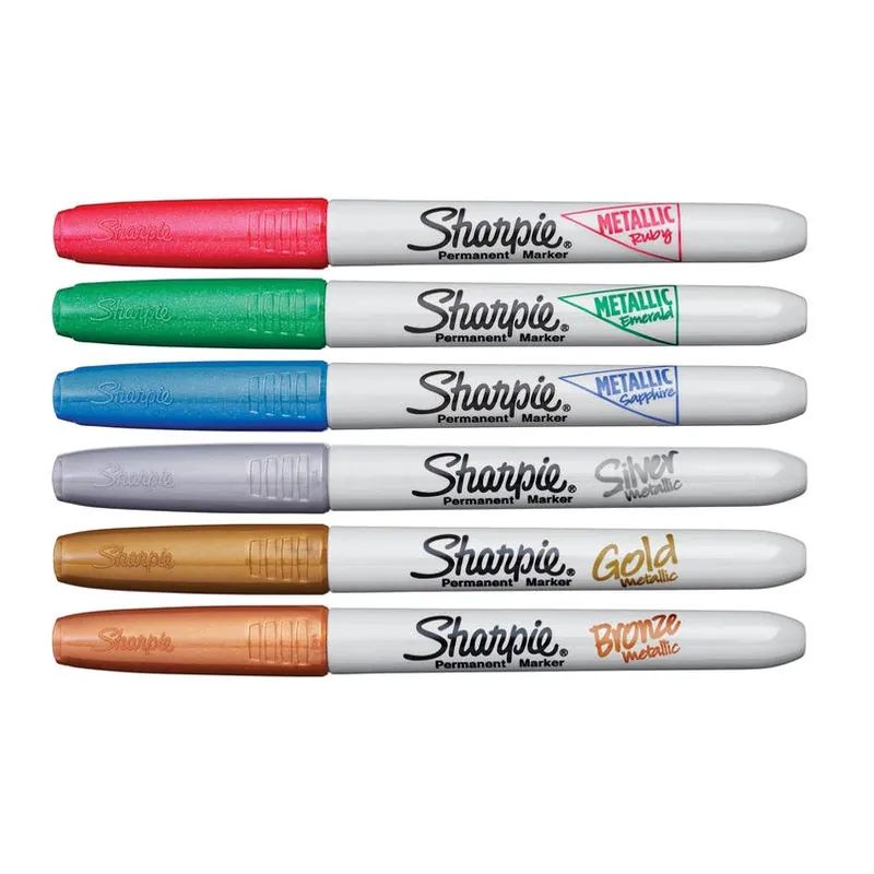 Sharpie Multi‑Color Pack Of 6 Permanent Markers