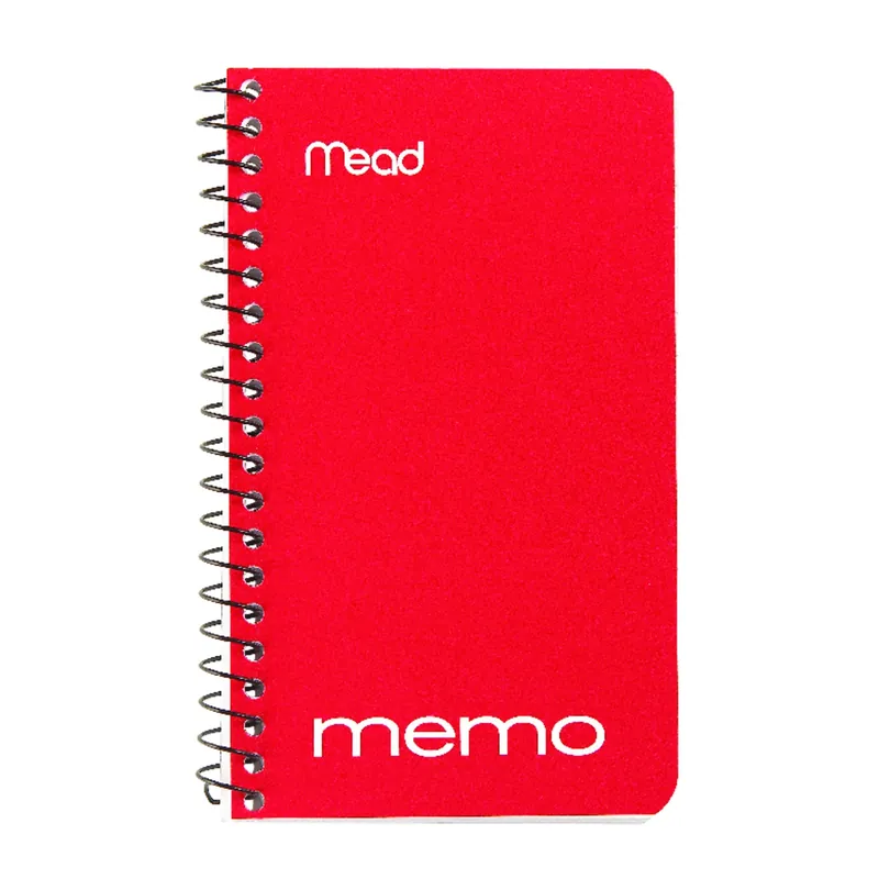 Open-Side Memo Book, 5 X 3 In., 60 Sheets