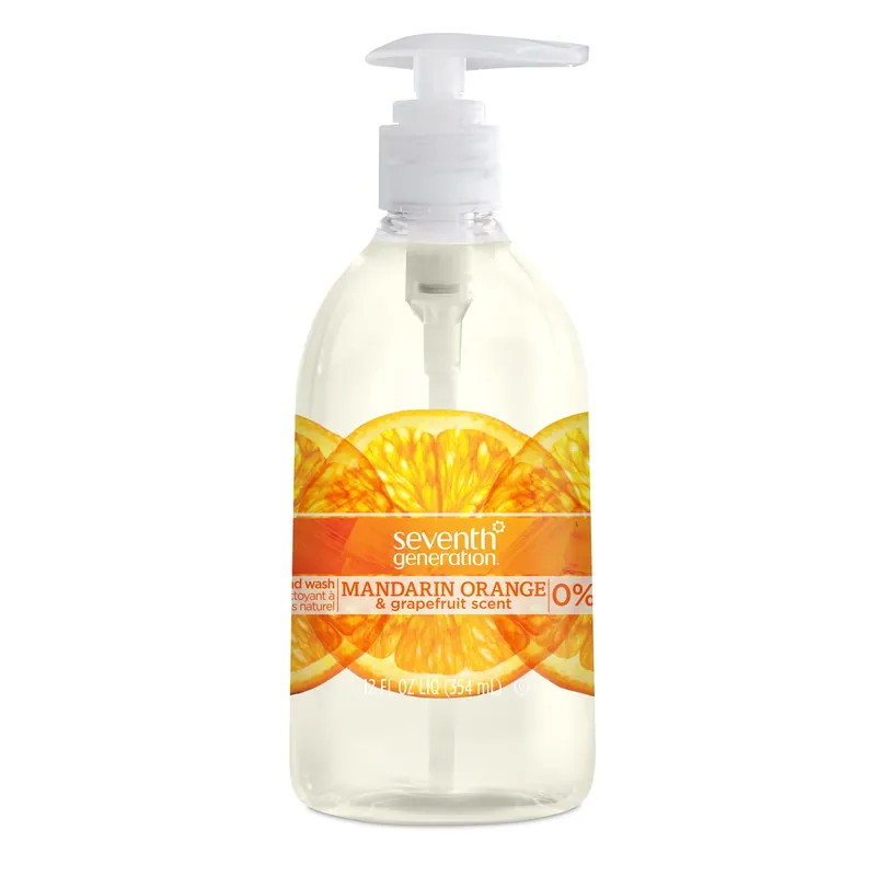 Mandarin Orange & Grapefruit Scent Liquid Hand Soap 12 Oz Bottle