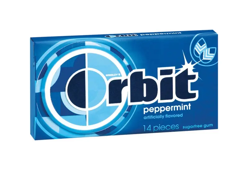 Orbit Sugar Free Peppermint Chewing Gum 14 Pc.