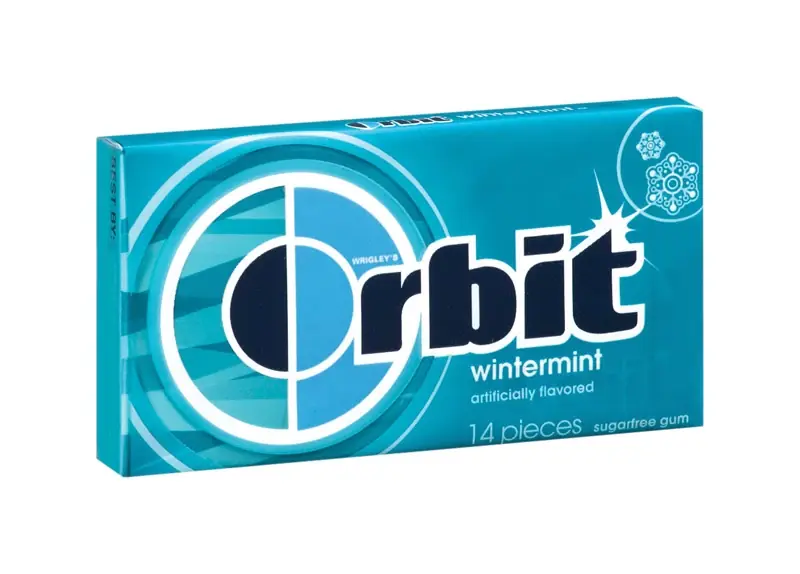 Orbit Sugar Free Wintermint Chewing Gum 14 Pc.