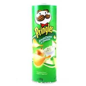 Pringles Potato Crisps Sour Cream & Onion - 5.96 Oz.