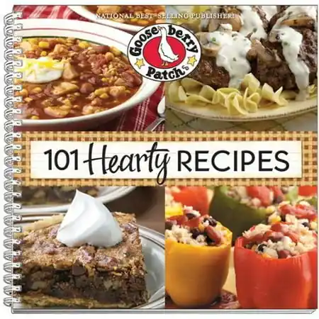 101 Hearty Recipes Cookbook By Gooseberry Patch - Delicious And Nutritious Meals