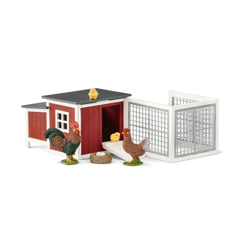 Schleich Farm World Chicken Coop Toy