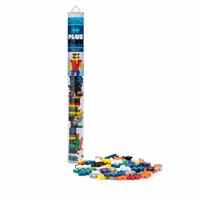Plus-Plus Basic Mix Building Toy Multicolored 70 Pc