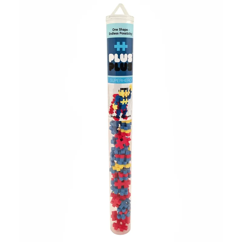 Superhero Building Toy - 70 Piece Multicolored Set For Ages 5+