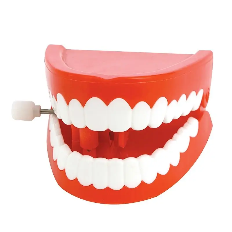 Wind-up Chattering Teeth Toy - Jokers Delight Model For Fun And Laughter