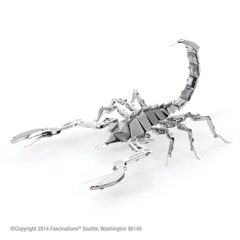 Metal Earth Scorpion 3d Model Kit - Metal Silver - Mms070
