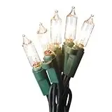 M84b4111 Shimmering Icicle Light Set, 8.5‘, 100 Clear Lights, Ul Listed